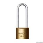 Cadeado com chave 45mm E-45 haste longa bronze Pado