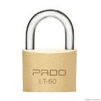 Cadeado com chave 60mm E-60 haste pequena bronze Pado