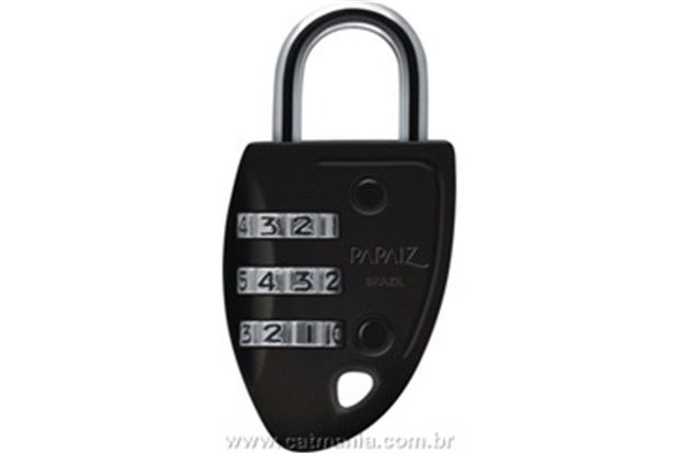 Cadeado de Segredo Preto