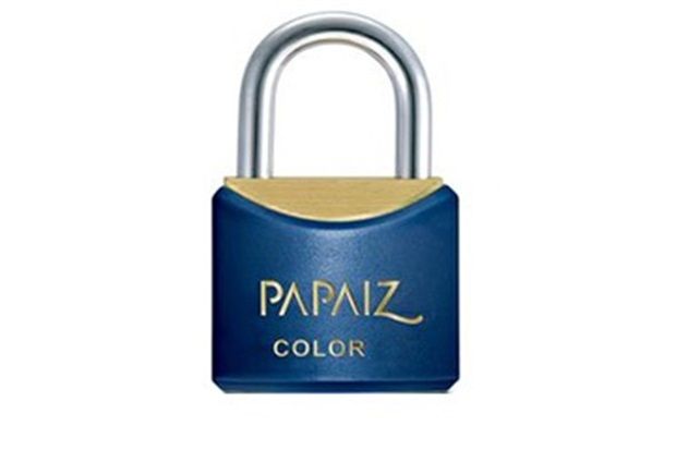 Cadeado Latão Cr40sm Azul Color Line