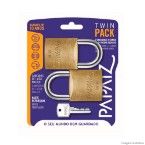 Cadeado Twin pack SM CR 30mm 2 cadeados com o mesmo segredo Papaiz