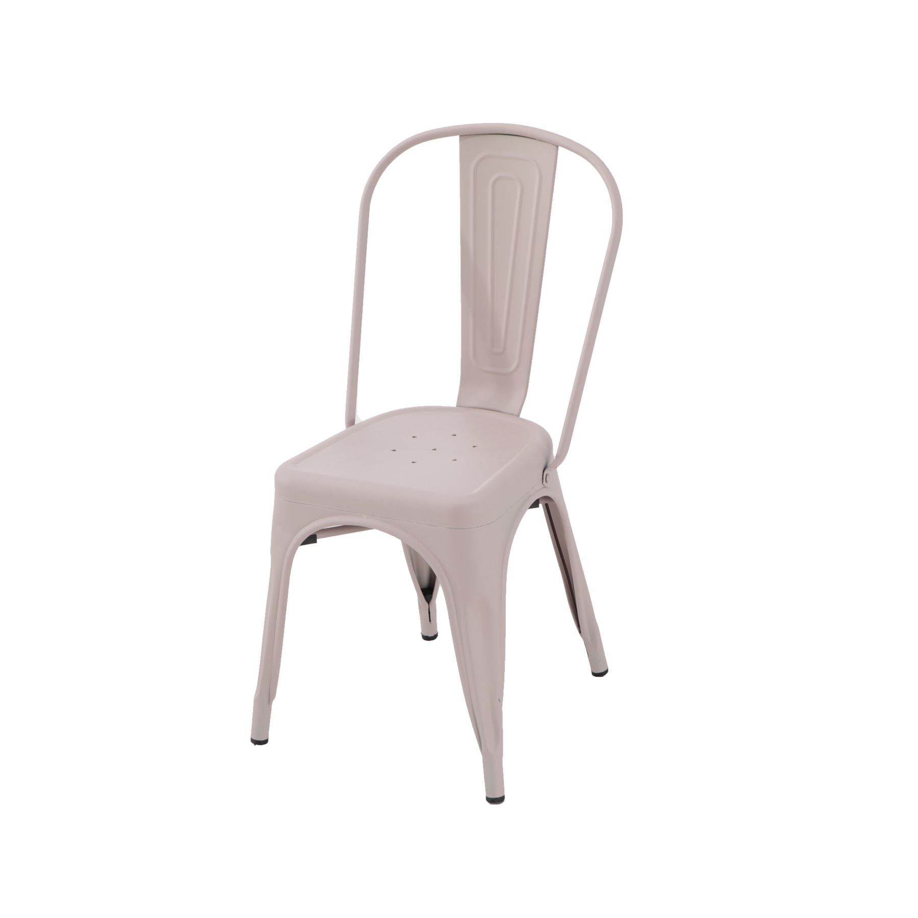 Cadeira Aço Soho Rosa Seco 84x44cm