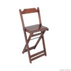 Cadeira dobrável de madeira Bistrô imbuia Madesil