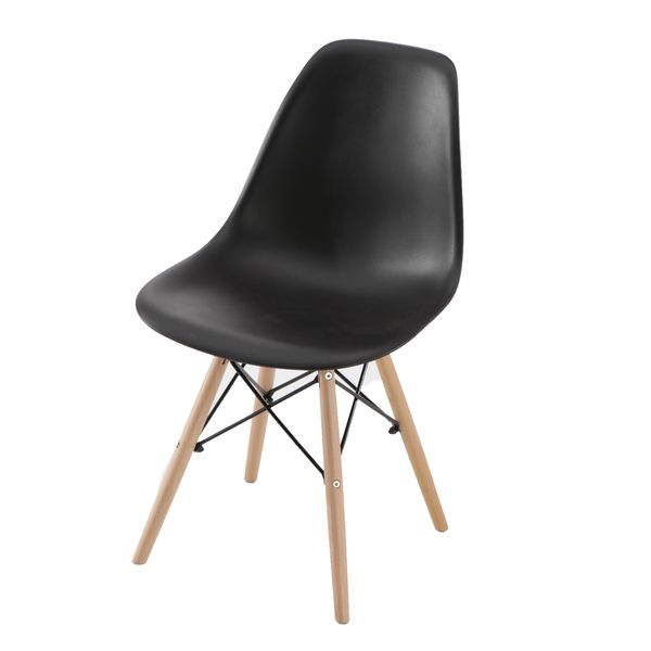 Cadeira Plástico Pé Palito Preta 83x47cm