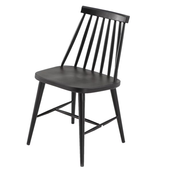 Cadeira Plástico Portree Preta 77x42,5cm