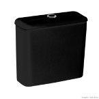 Caixa acoplada para bacia 3/6 litros ecoflush Thema preta Incepa