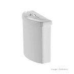 Caixa acoplada para bacia 3/6 litros Luna com mecânismo branca Icasa