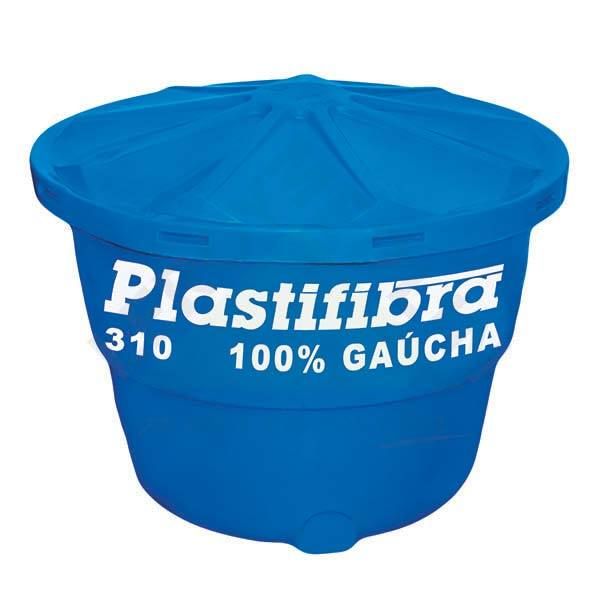 Caixa dágua de Polietileno 310L Azul 0,71m Plastifibra