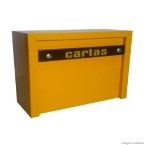 Caixa de correio em chapa Gradil Eco 710 amarela Pintart