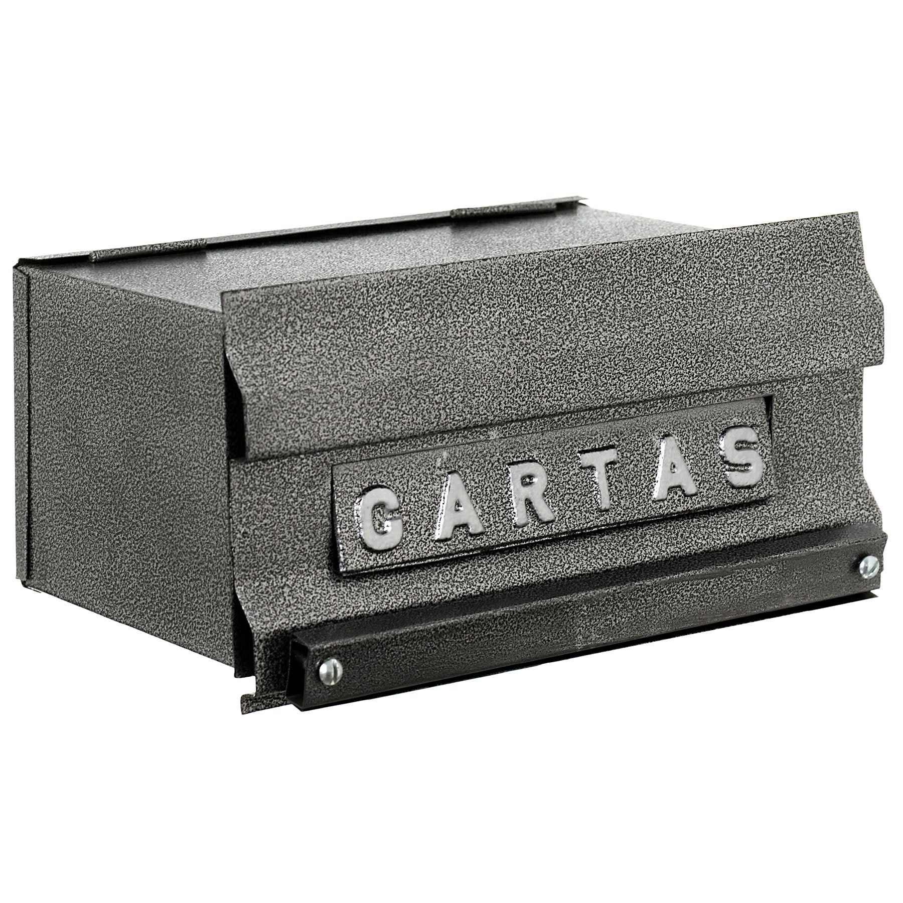 Caixa de Correio para Grade Chapa Prata Decorarte