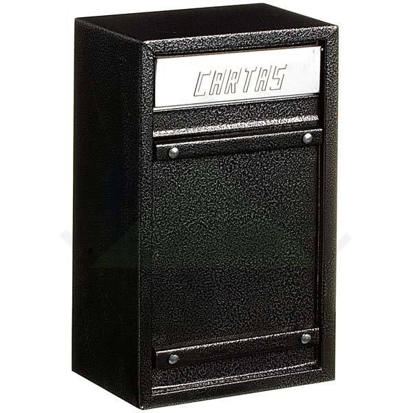 Caixa de Correio para Grade Trinco Alumínio Preto Femasi