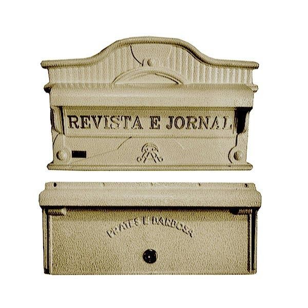 Caixa de Correio para Muro Dourado Prates 