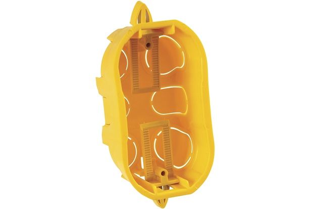 Caixa de Embutir para Drywall 4x2 Amarela