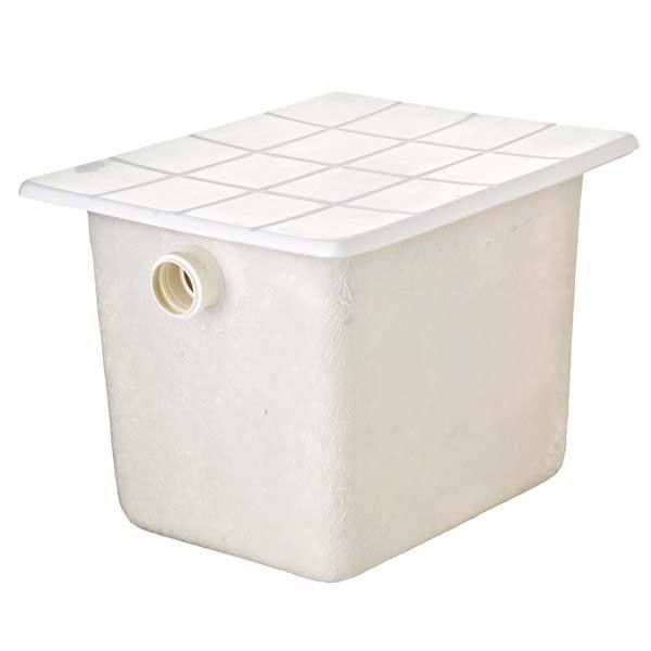 Caixa de Gordura Fibra de Vidro com Tampa Parafusada 32litros 500x750mm Fiberblu