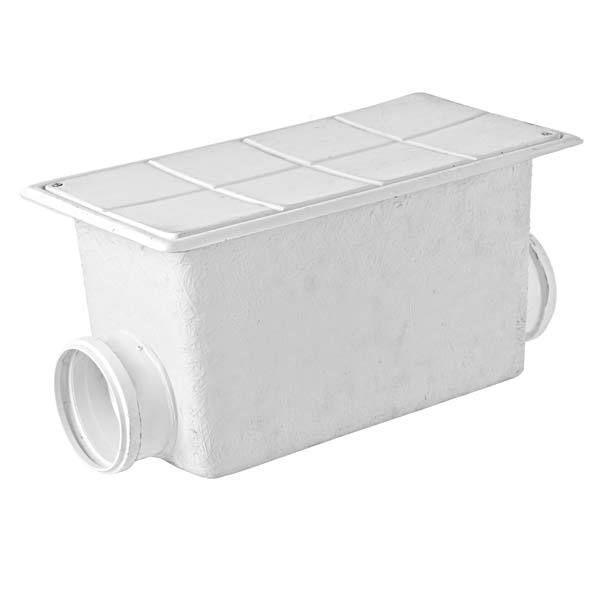 Caixa de Passagem Fibra de Vidro com Tampa 100mmx430mmx230mm Fiberblu