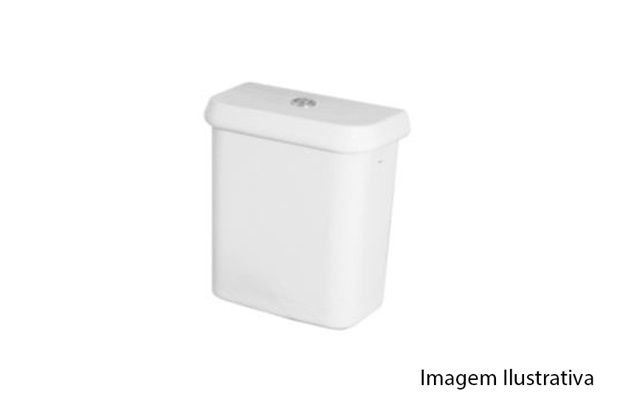 Caixa Dual Flux 3 E 6 Litros Belle Époque Branco Gelo Cd22f