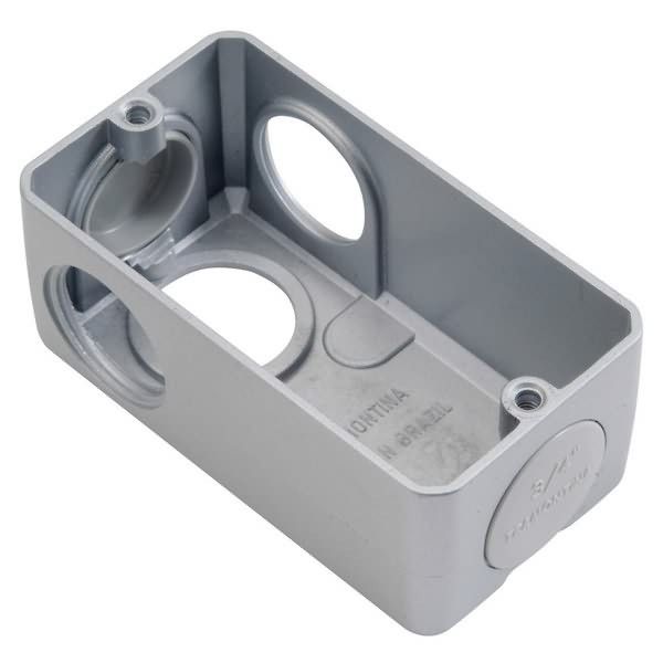 Caixa Multipla 4x2 com Rosca Alumínio Tramontina