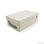 Caixa organizadora com visor para sapato feminino fendi Boxmania