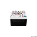 Caixa organizadora de aço Meus esmaltes Geguton