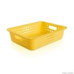 Caixa organizadora G Baixa amarelo OU