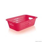 Caixa organizadora M baixa rosa OU