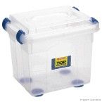 Caixa organizadora médiabaixo 2,38 litros cristal Sanremo