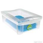 Caixa organizadora médio Radical Color Kids 13,5L cristal Ordene