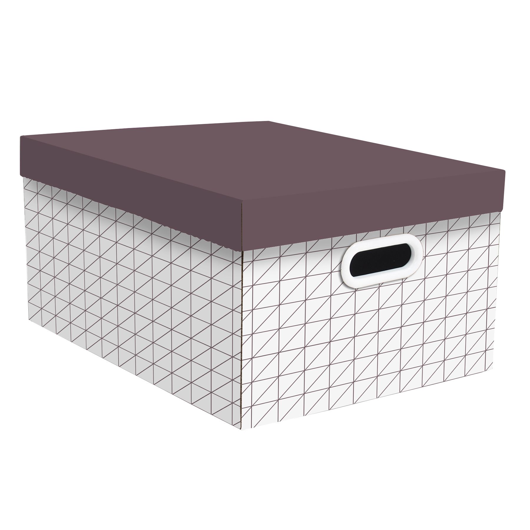 Caixa Organizadora Papelão Marsala 22x32x43,5cm 30,62L Urbano Minimalista Boxgraphia