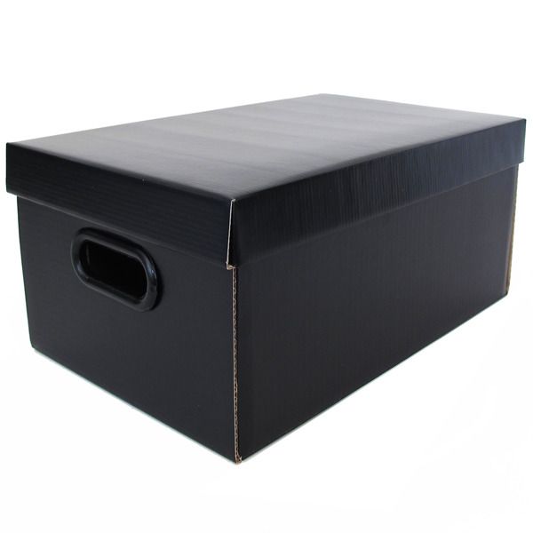 Caixa Organizadora Papelão Preto 35x21x15,5cm 11,39L Office Boxgraphia