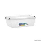 Caixa organizadora Pratic box 10 litros 41x29x14cm translucido Paramount Plásticos