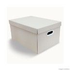 Caixa organizadora Pratika cinza Boxmania