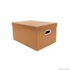 Caixa organizadora Pratika Kraft bege Boxmania