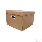 Caixa organizadora Storage Kraft 44x41x29cm Boxgraphia