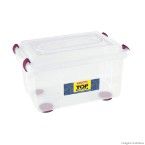 Caixa organizadora Top Stok alto 4,3 litros cristal Sanremo