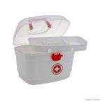 Caixa para primeiros socorros M branca Paramount Plásticos