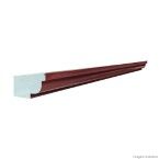 Calha Moldura 28x300cm marrom Calhaforte