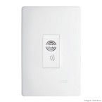 Campainha Cigarra com placa 127V Habitat embutir Fame