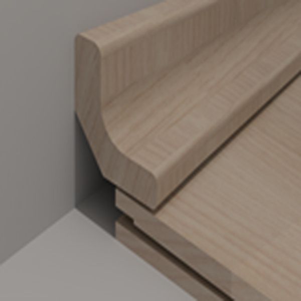 Cantoneira para Pisos Laminado Madeira Floorest Onix 1547 2,4m