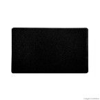 Capacho Silver 60x40cm preto Kapazi