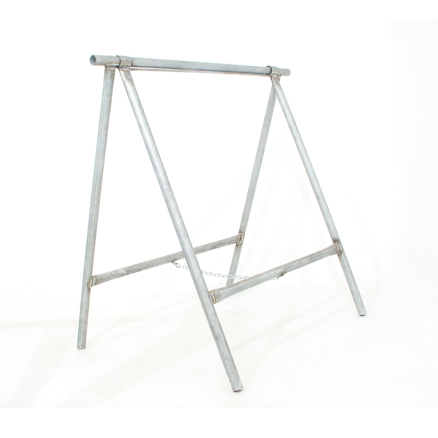 Cavalete de Ferro Suporte para Piso Cromado Construfort 150kg 80cmx60cm Alambre