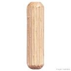 Cavilha de madeira para móveis 6x30mm bege Fixtil