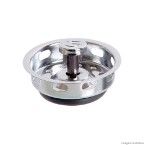 Cesta válvula de escoamento para pia americana 3.1/2 cromada Esteves