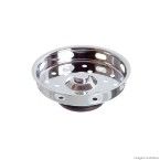 Cesta válvula de escoamento para pia americana 4.1/2 cromada Esteves