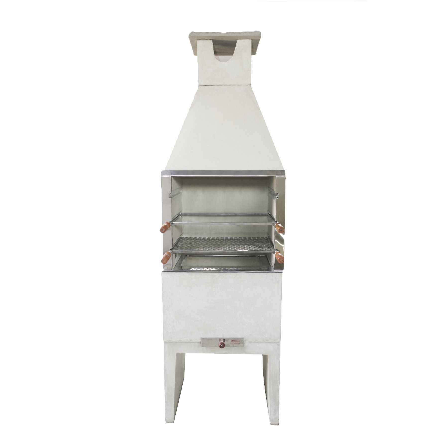 Churrasqueira Pré-Moldada Concreto 0,85m Lisa Begnami