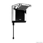 Chuveiro elétrico 220V 6800W Acqua Star Ultra black e cromado Lorenzetti