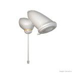 Chuveiro elétrico 220V 6800W Spot 8T multitemperatura branco Thermosystem