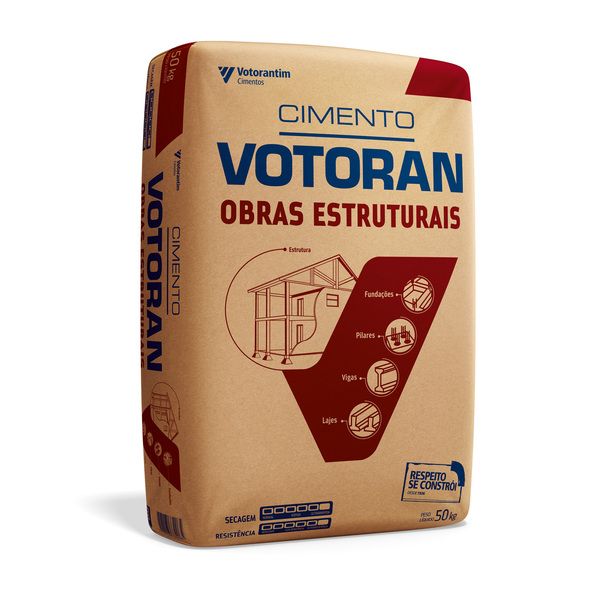 Cimento Votoran Obras Estruturais Saco de 50Kg Votoran