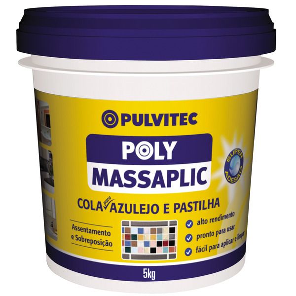 Cola de Azulejos Massaplic 5Kg Pulvitec
