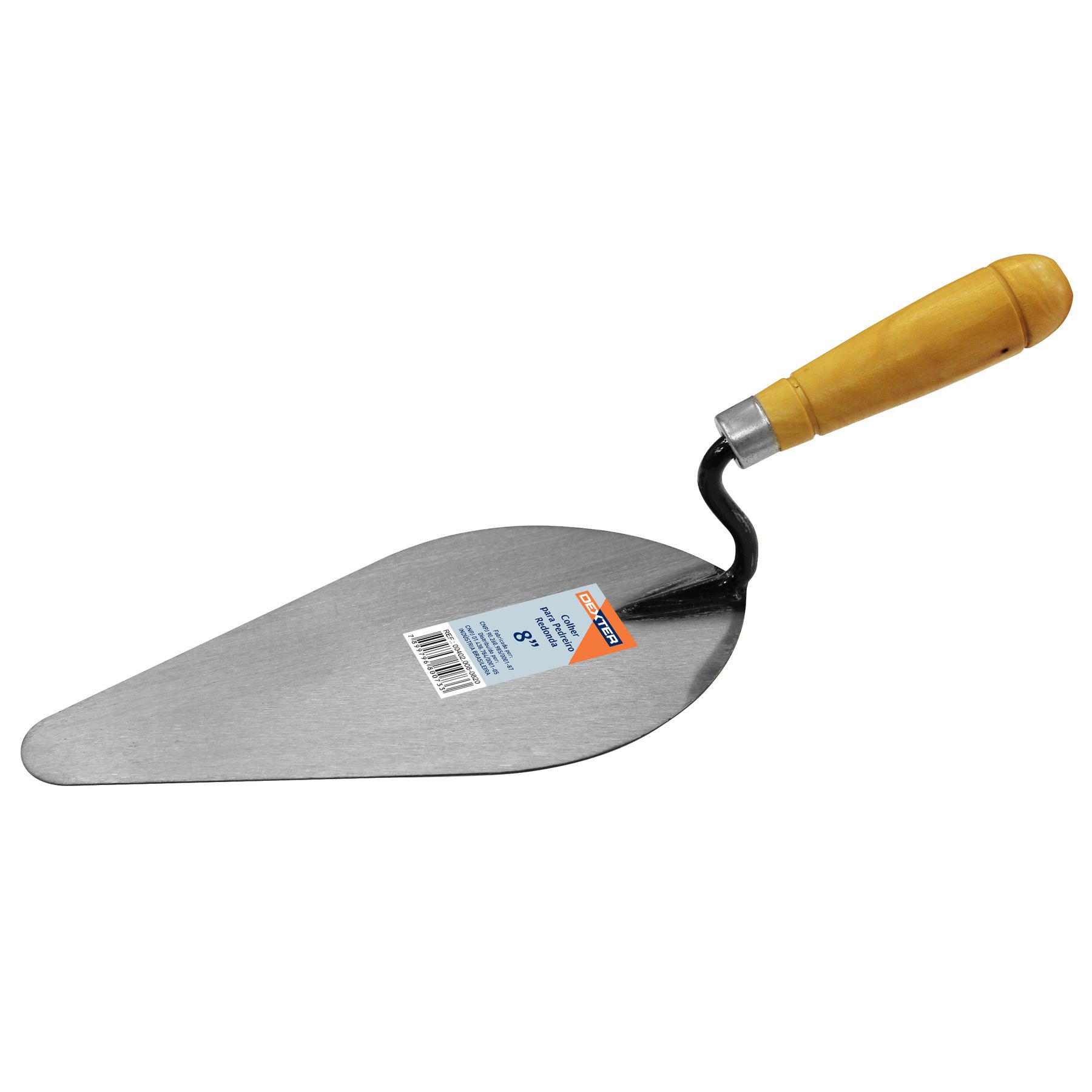 Colher de Pedreiro Canto Redondo 8 Dexter