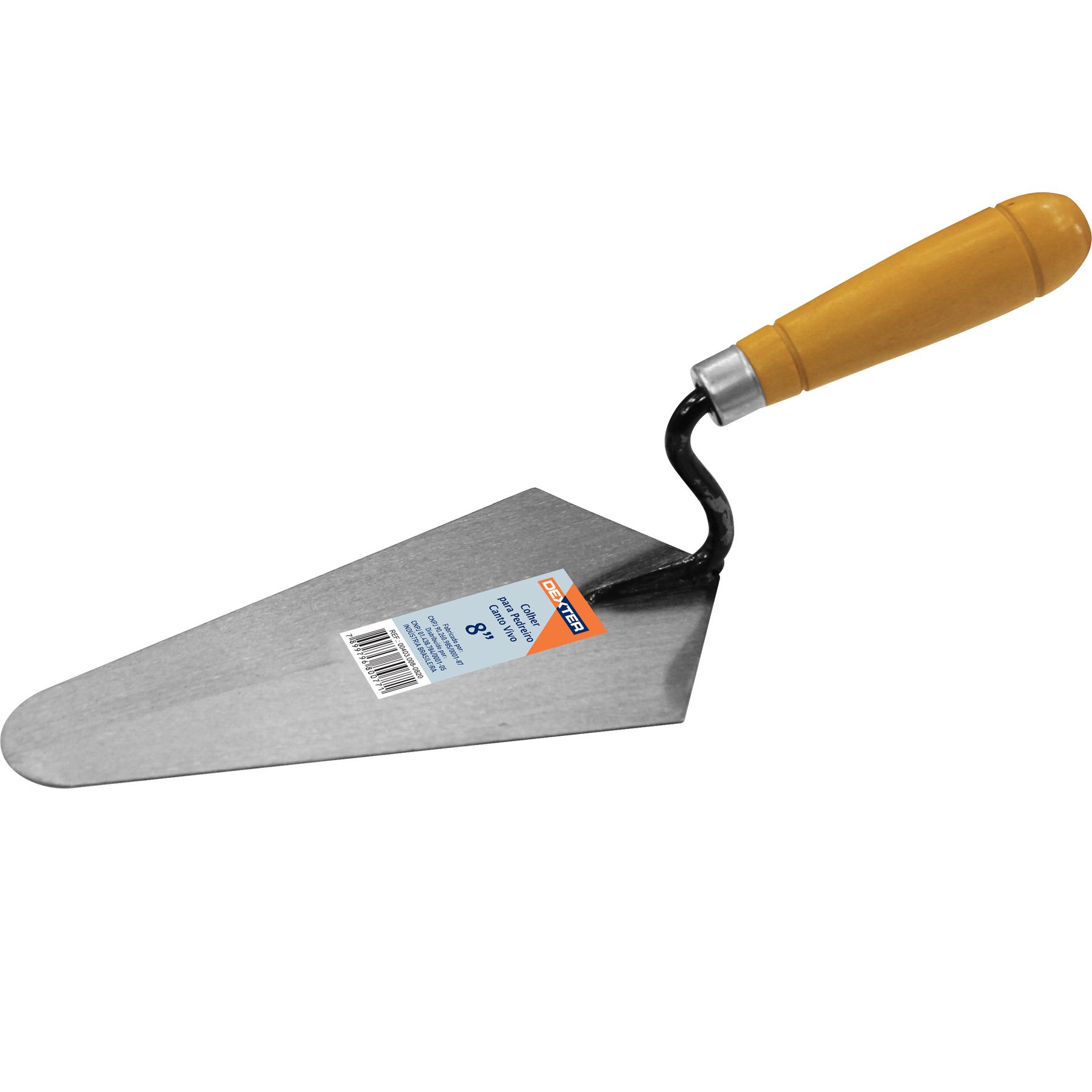 Colher de Pedreiro Canto Reto 8 Dexter